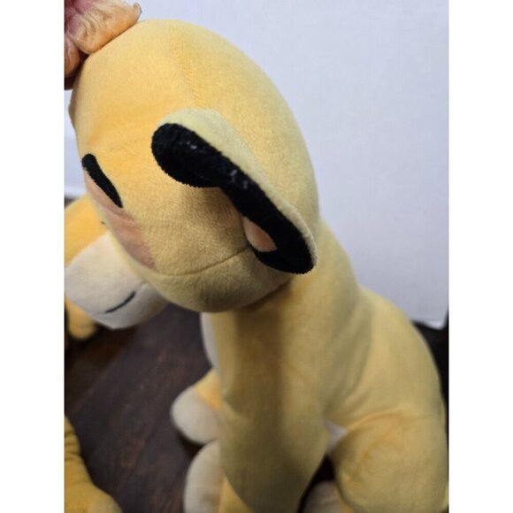 Vintage Disney Hasbro 2002 The Lion King Simba Plush 20" Set of 2 large - Picture 8 of 16